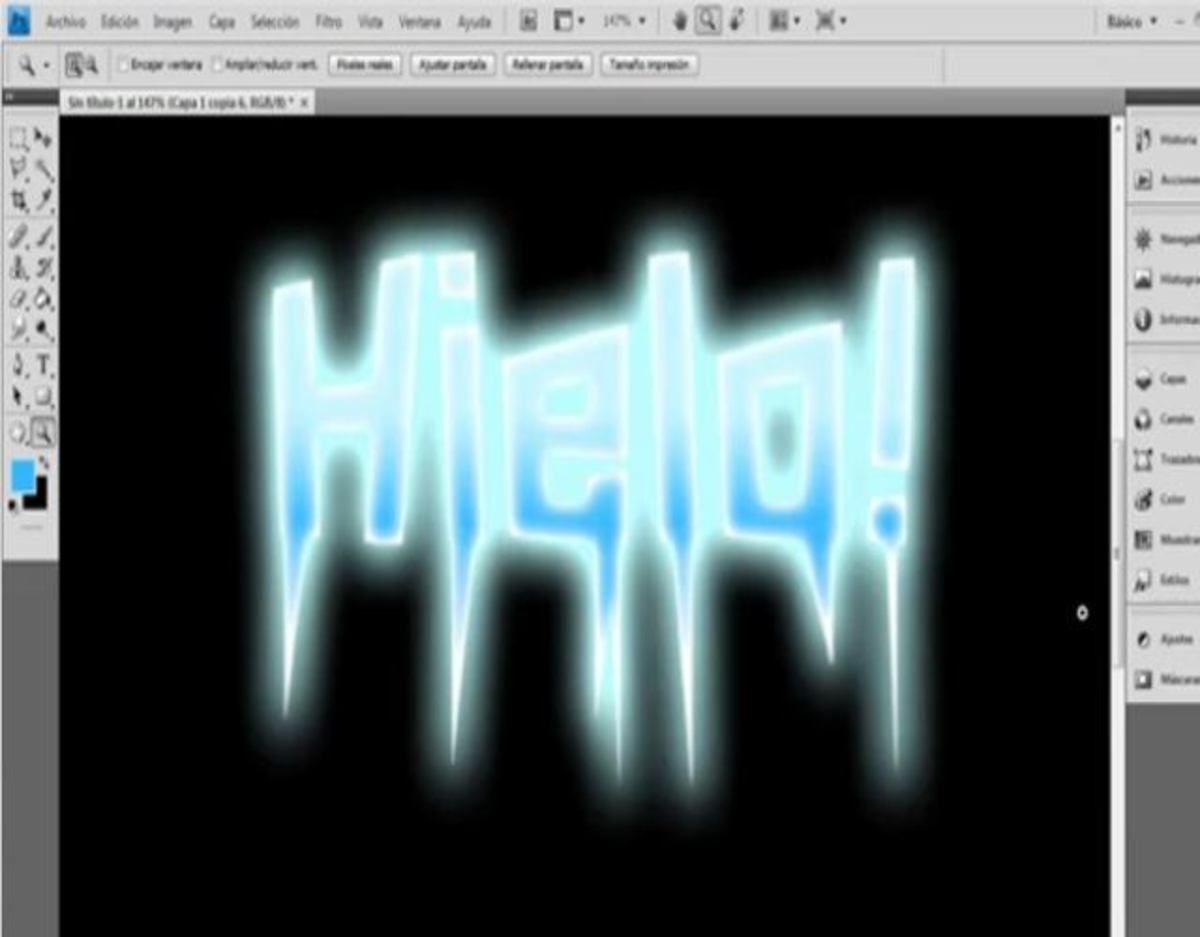 C Mo Hacer Letras En Photoshop