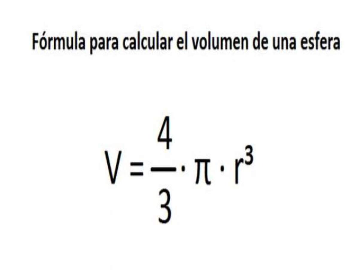 C Mo Se Calcula El Volumen De Una Esfera En Sencillos Pasos