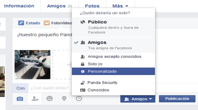 Hacer privado mi Facebook