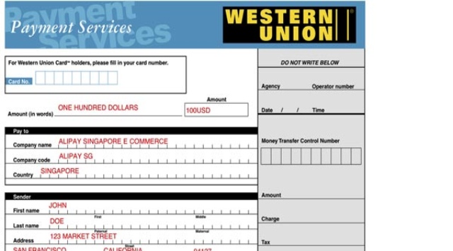 Hacer un pago Western Union en España