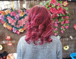 ondas con la plancha de pelo