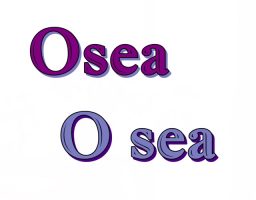 osea o sea