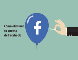 darse de baja en Facebook