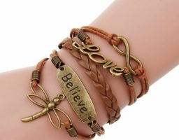 pulseras de cuero para mujer