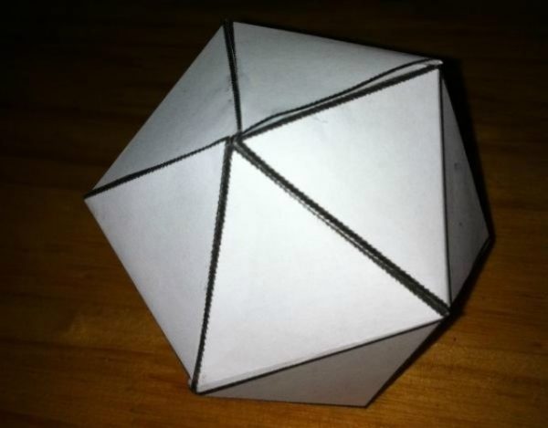 hacer un icosaedro
