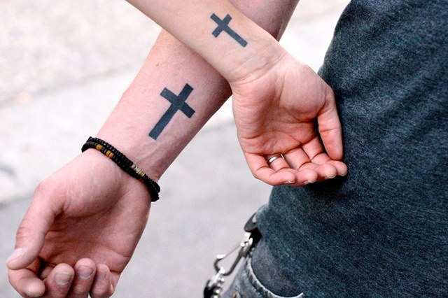 tatuajes de cruz