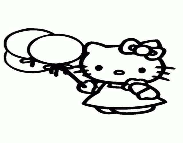 Descargar dibujos para colorear de Hello kitty