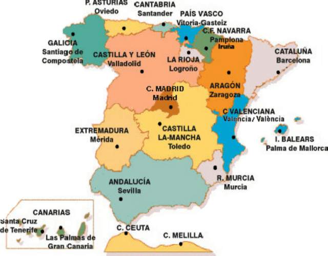 Listado de gentilicios de las provincias de España