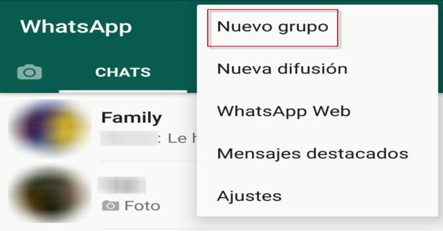 crear grupo whatsapp