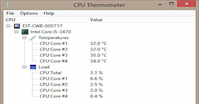 temperatura de la CPU