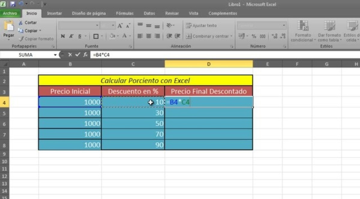 Como Calcular El Porcentaje De Cumplimiento De Una Meta En Excel