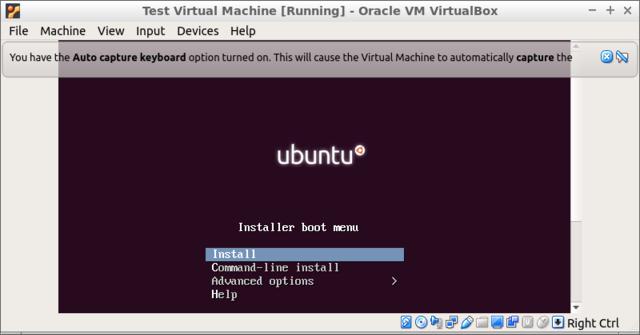 instalar ubuntu en virtualbox