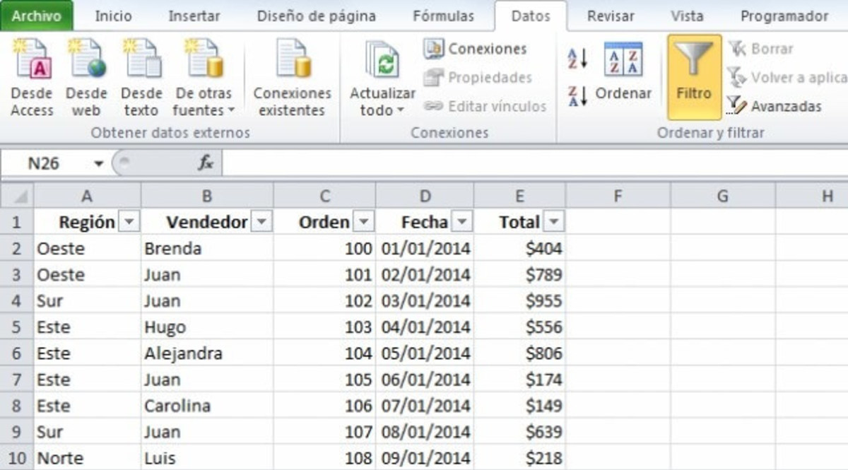 Cómo Funcionan Los Filtros En Excel De Manera Sencilla