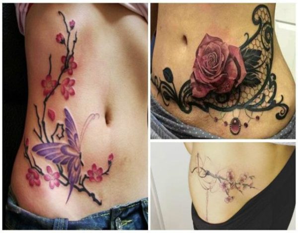 tatuajes en el abdomen