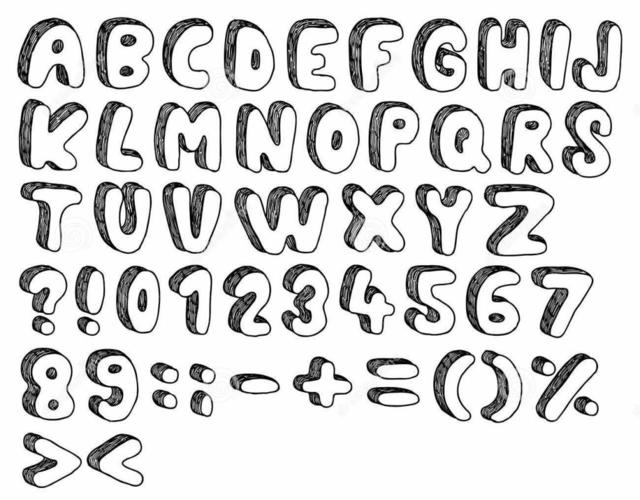 Cómo dibujar letras 3D a mano: Muy fácil y con paso a paso