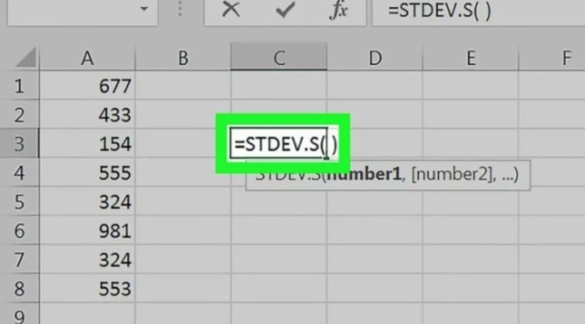 Стандартному excel. Стандартное отклонение формула в excel. СТАНДОТКЛОН В excel формула. Standard deviation формула в excel. Stdev формула.